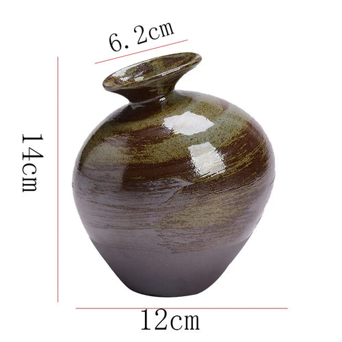 Brushed Terracotta Japanese Style Minimalist Vases - The Finishing Touch Decor