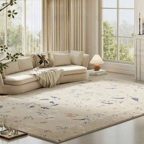 French Style Pastoral Floral Pattern Area Rugs