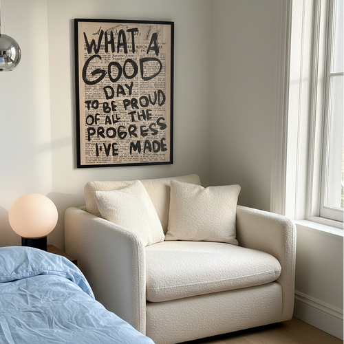Framed Pop-Art Newspaper Graffiti Wall Art Print