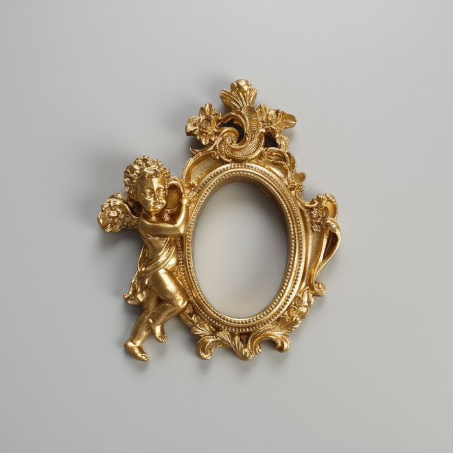 European Baroque Style Gold Resin Photo Frames