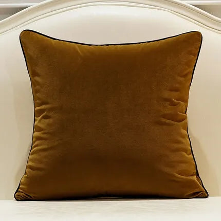 Bold Color Velvet Throw Pillow Covers
