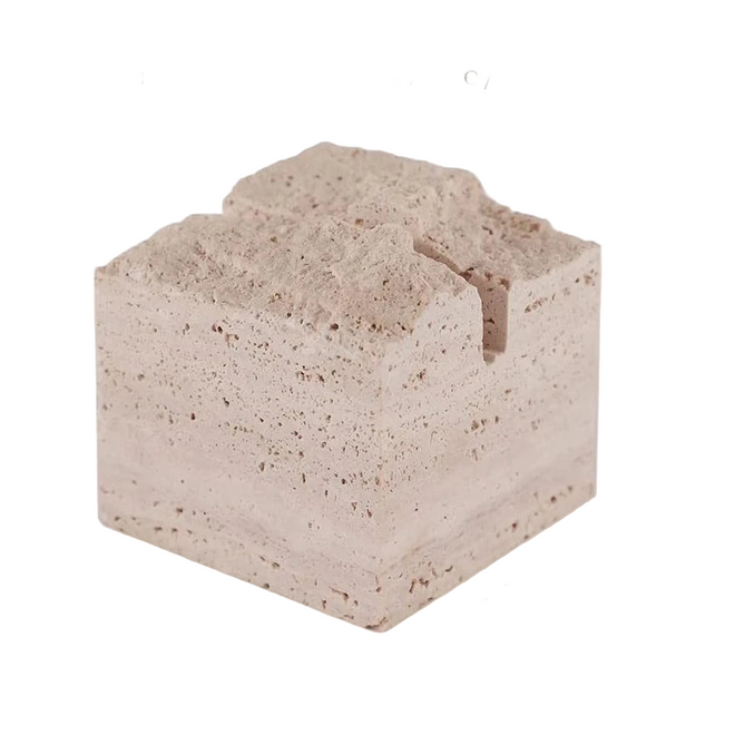 Natural Travertine Stone Business Card Holder