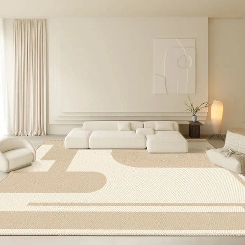 Large Plush Scandi Minimalist Pattern Fluffy Area Rug - The Finishing Touch Decor