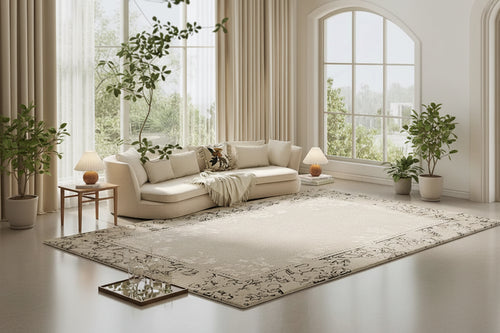 French Style Pastoral Floral Pattern Area Rugs