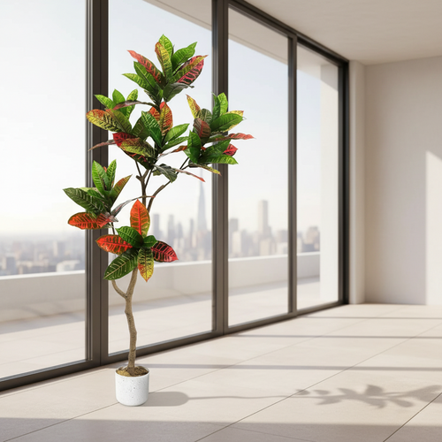 Realistic Artificial Fiddle Leaf Fig Potted Tree