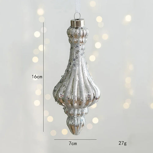 Delicate Glass Ball & Pendant Christmas Tree Ornaments