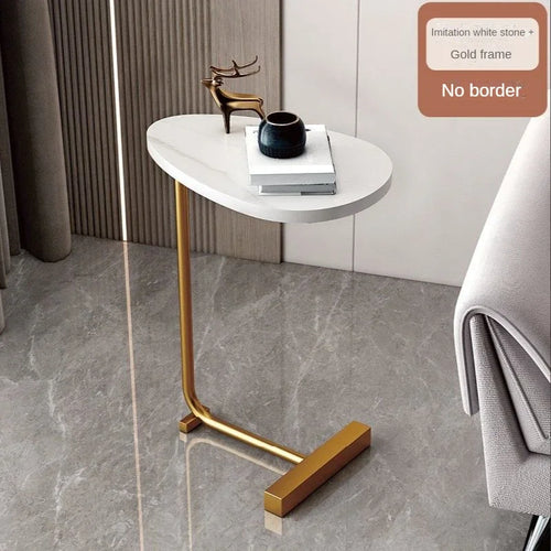 Wood Metal Minimalist Small Accent Side Table - The Finishing Touch Decor