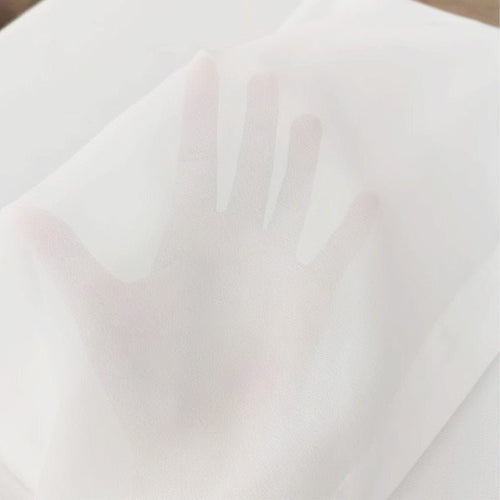Sheer Voile Organza White Tulle Window Curtains - The Finishing Touch Decor