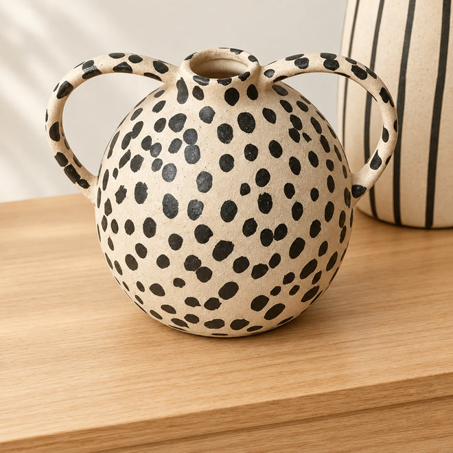 Handmade Wabi Sabi Ceramic Pitcher Vases