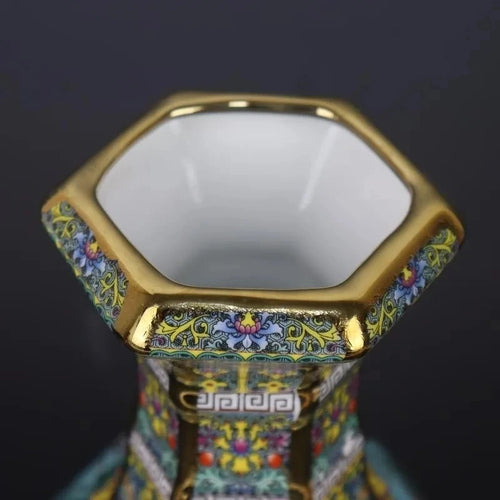 Royal Chinese Porcelain Decorative Flower Jingdezhen Vase - 26cm - The Finishing Touch Decor