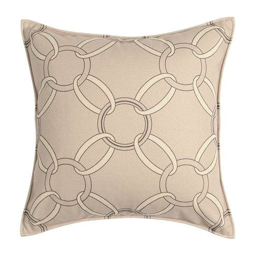 Modern Chain Link Pattern Throw Pillow Cover - The Finishing Touch Decor
