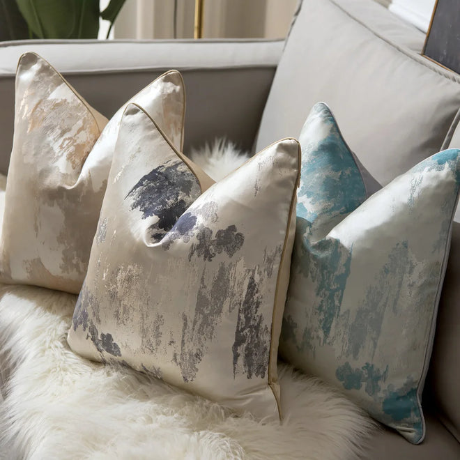 Luxury Metallic Pattern High-end Throw Pillow Covers