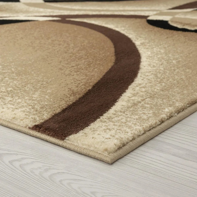 2305 Beige Multi 7-feet 10-inch By 10-feet 6-inch Modern Area Rugs Modern