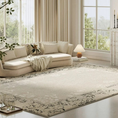French Style Pastoral Floral Pattern Area Rugs