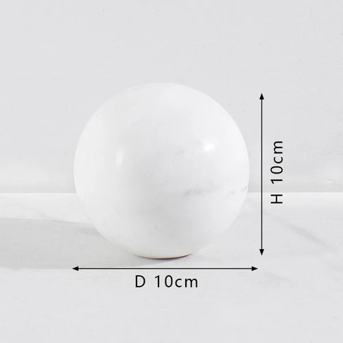Natural Marble & Travertine Stone Decorative Spheres - The Finishing Touch Decor