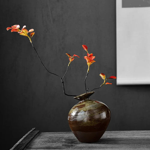 Brushed Terracotta Japanese Style Minimalist Vases - The Finishing Touch Decor