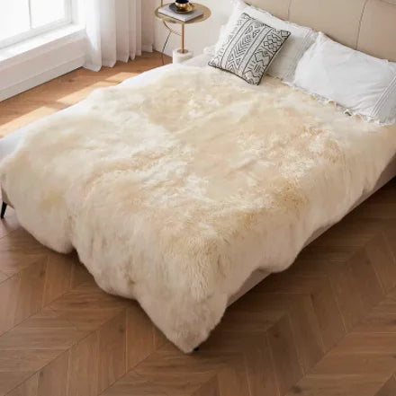 Authentic Natural Australian Real Wool Large Comforter Blankets - The Finishing Touch Decor