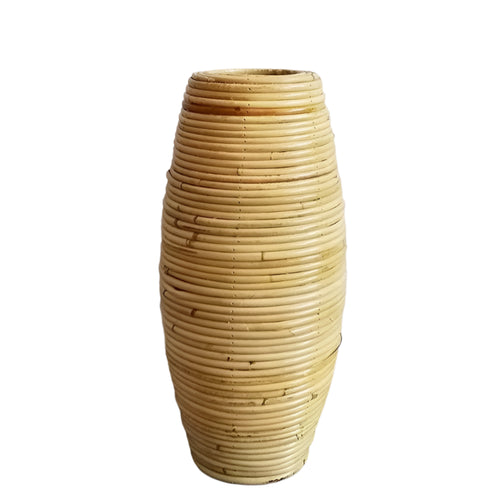 Indonesian Bamboo Handmade Rattan Vase - The Finishing Touch Decor