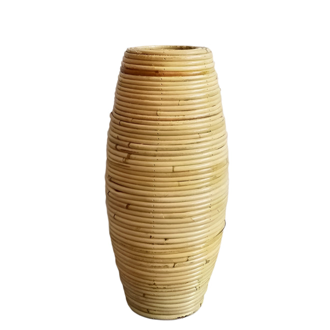 Indonesian Bamboo Handmade Rattan Vase - The Finishing Touch Decor