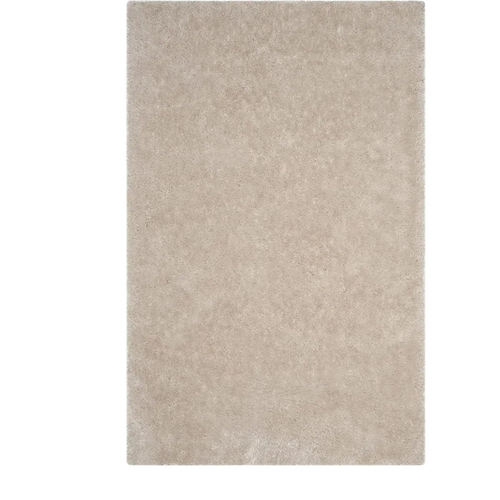 Plush Eggshell Handmade Thick Shag Area Rug 6 x 9ft