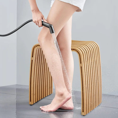 Waterproof Bamboo Accent Table, Stool