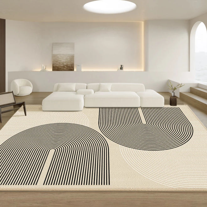 Large Plush Scandi Minimalist Pattern Fluffy Area Rug - The Finishing Touch Decor