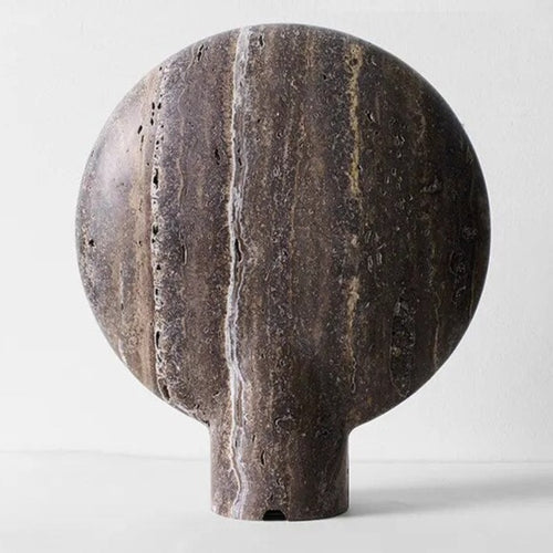 Scandinavian Dark Resin Plate Nordic Table Light Modern Side Table Lamp - The Finishing Touch Decor
