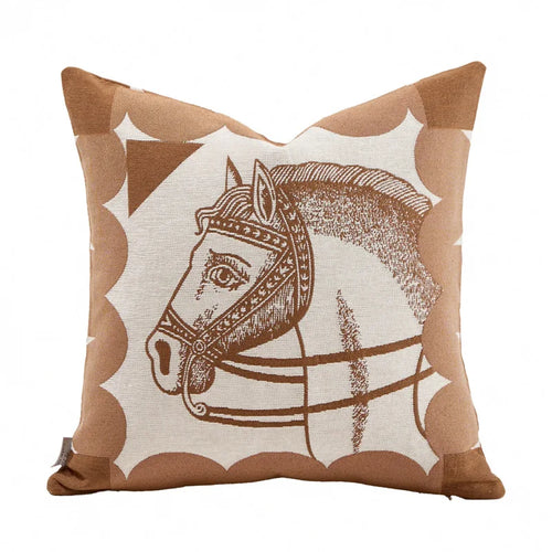 French luxury chenille throw pillow cover from The Finishing Touch Decor, soft textured decorative pillow for sofa or bed.