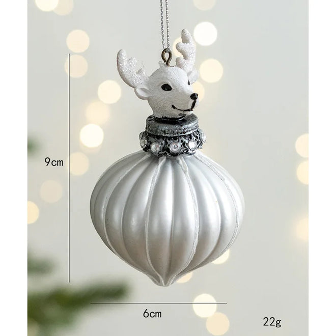 Delicate Glass Ball & Pendant Christmas Tree Ornaments