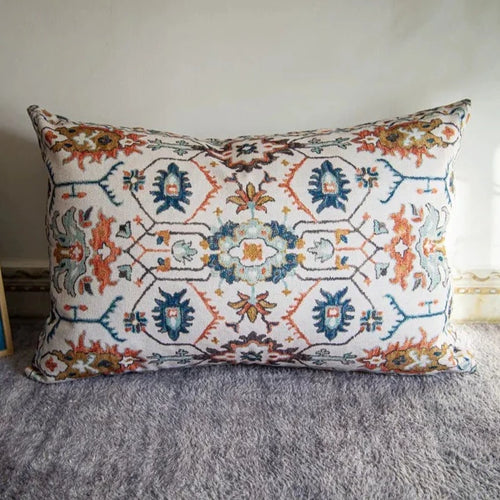 Colorful Pattern Lumbar Bohemian Throw Pillow Covers - The Finishing Touch Decor
