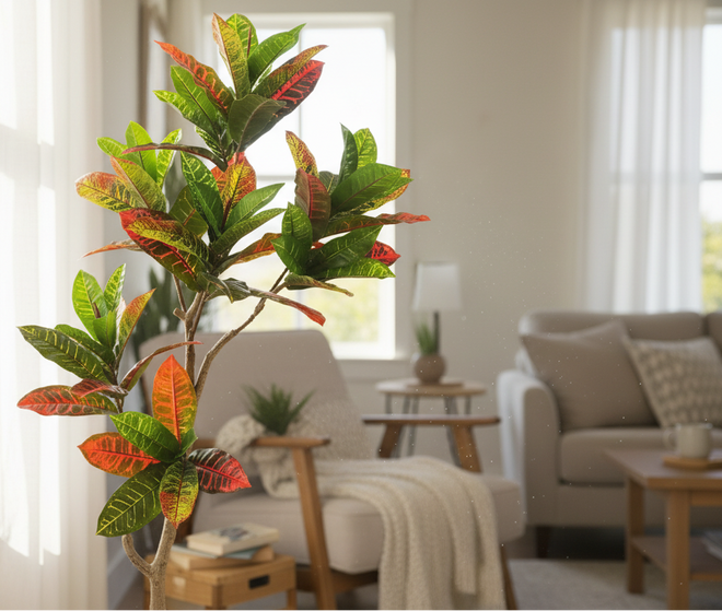Realistic Artificial Fiddle Leaf Fig Potted Tree