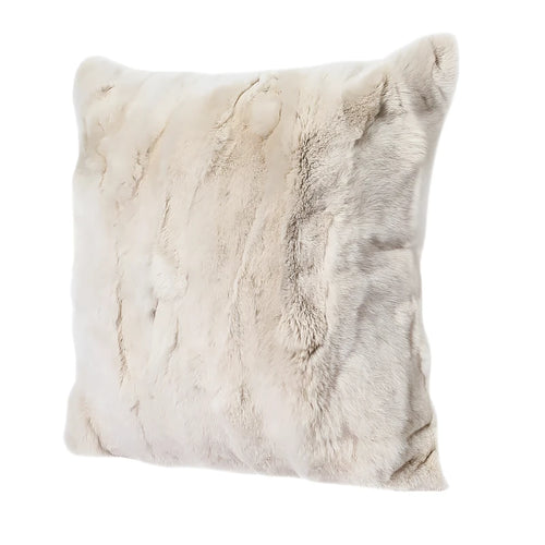 Luxurious Rabbit Fur Throw Pillow Cover - 45x45cm - The Finishing Touch Decor