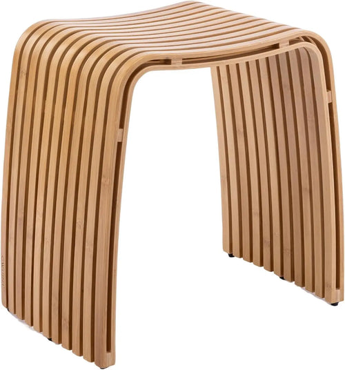 Waterproof Bamboo Accent Table, Stool