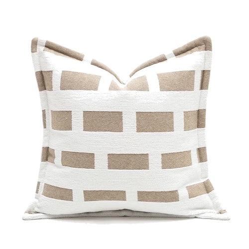 Oatmeal Pillow Soft Cushion Case Luxury Decorative Pillow Cover For Sofa Chair 45x45 50x50 Warm Living Room Home Decorations