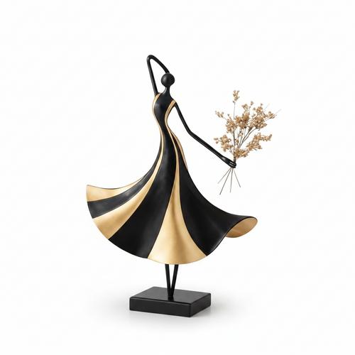 Ironwork "Woman Dancing" Figurine Sculpture