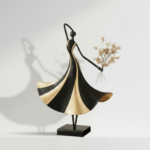 Ironwork "Woman Dancing" Figurine Sculpture