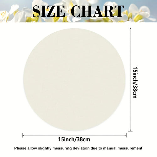 Merry Christmas Pine Tree Round Placemats - Set of 4