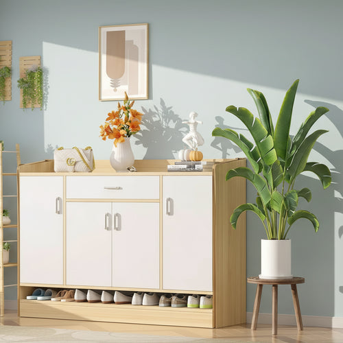 Set of three small wooden plant stand stools from The Finishing Touch Decor, ideal as indoor plant or decor supports.