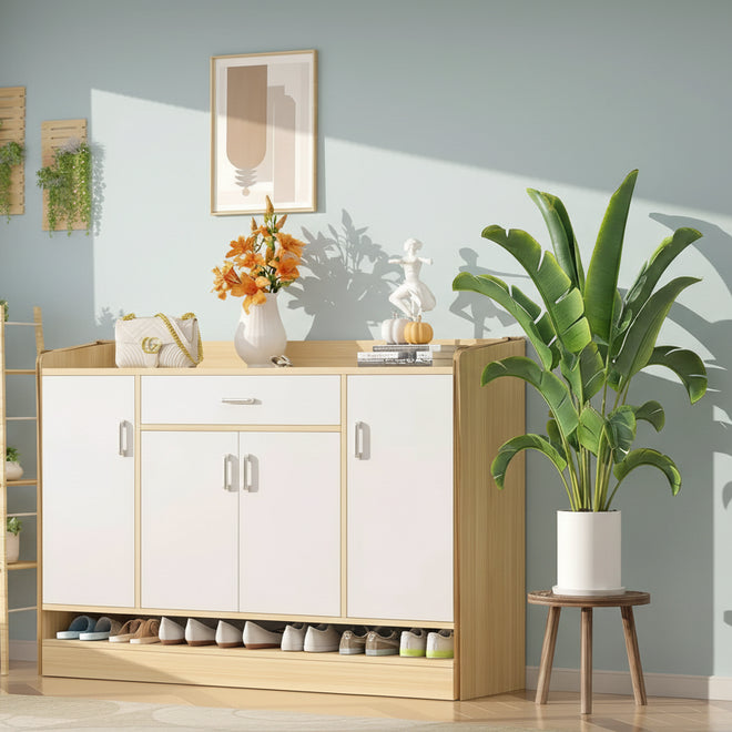 Indoor Set of 3 Wooden Plantar Stand Stools