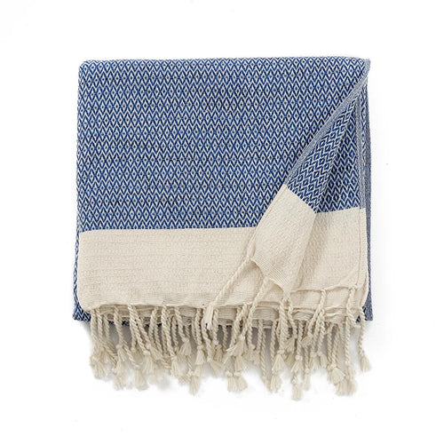 Thick Turkish Wide Checkered Pattern Throw Blanket - The Finishing Touch Decor