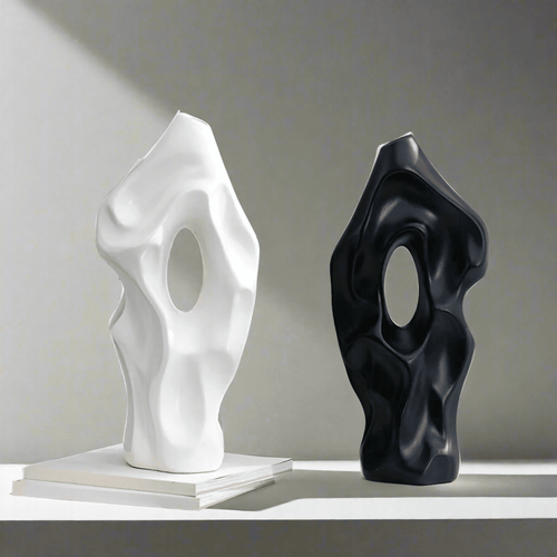 Nordic Freeform Abstract Ceramic Vase