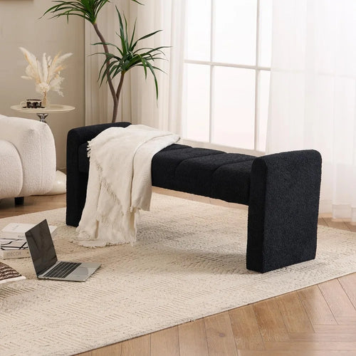 Upholstered Modern Tufted Window Bench