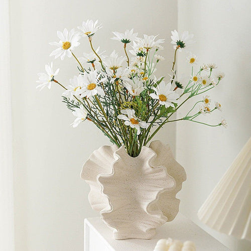 Ceramic "Jelly Ear" Coral Nordic Art Minimalist Vase - The Finishing Touch Decor