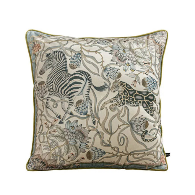 Vintage Animal Flora Velvet Throw Pillow Covers - The Finishing Touch Decor
