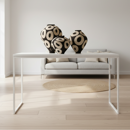 Hand-drawn Geometric Circles Ceramic Vase