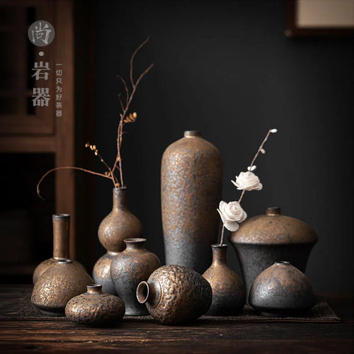 Coarse Ceramic Ceramic Pottery Dry Flower Vase