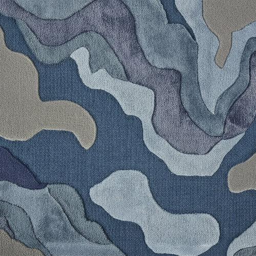Irregular Wave New Zealand Wool Area Rug