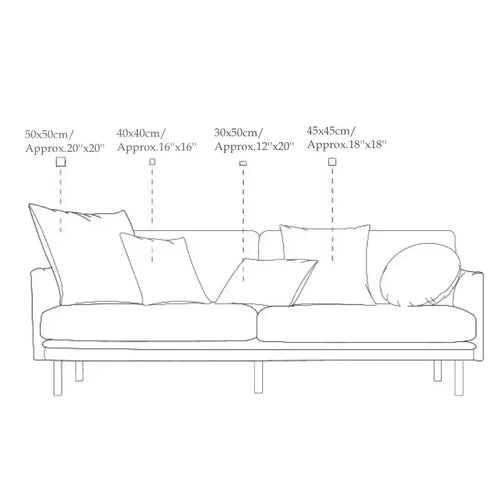 Modern Orange Throw Pillow Cover - The Finishing Touch Decor