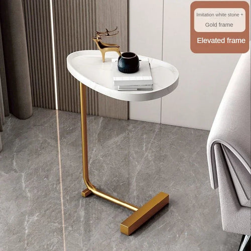 Wood Metal Minimalist Small Accent Side Table - The Finishing Touch Decor
