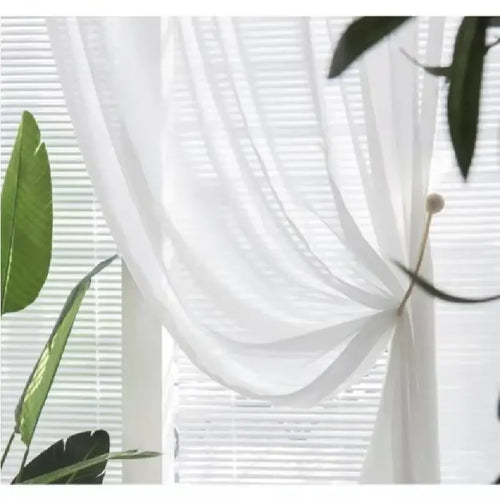 Garden Print Blackout Heavy Fabric Cotton Linen Curtains - The Finishing Touch Decor